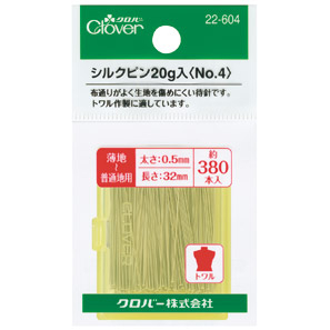 日本可乐牌工具（Clover）服装立裁針/缝纫大头针NO.4---22-604