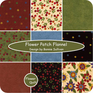 美国进口法兰绒布---Flower Patch Flannel