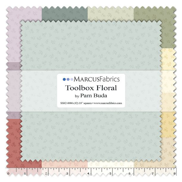 美国进口印花布-Toolbox Floral