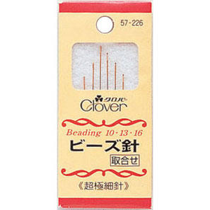 日本可乐（Clover）串珠细长刺绣针组---57-226