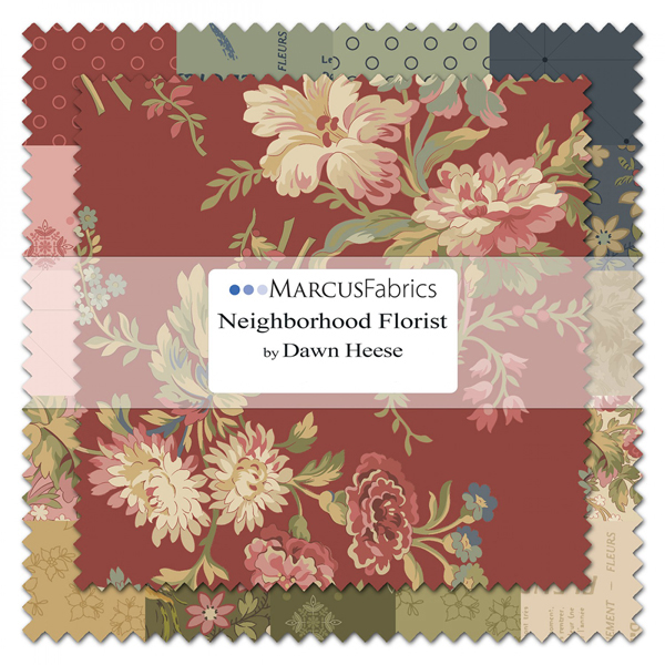 美国进口印花布-Neighborhood Florist