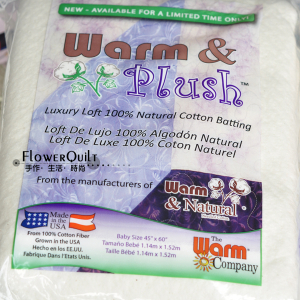 美国进口Warm&Natural 长绒棉铺棉