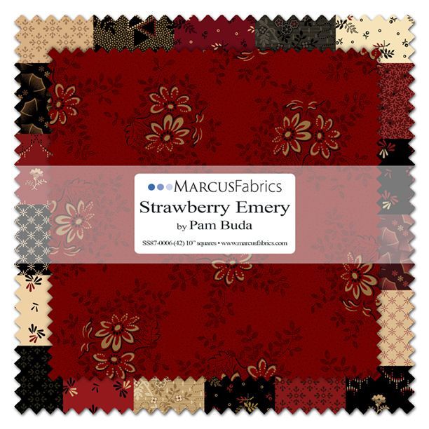 美国进口印花布-Strawberry Emery