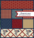 美国进口PennyRose Fabrics印花布组--- Americana 21色